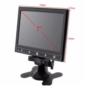 7 Inch Portable Wireless Apple CarPlay & Android Auto Car Radio Mirror Monitor Touch Screen Bluetooth Dash Cam Rear View Camera - Product Image 1