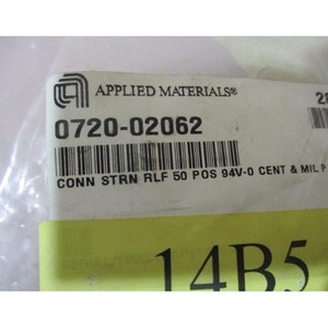 Connecteur 10 AMAT 0720-02062 STRN RLF 50 POS 94V-0 - Équipements et pièces semi-conductrices d'origine fiables à l'échelle mondiale - Product Image 1