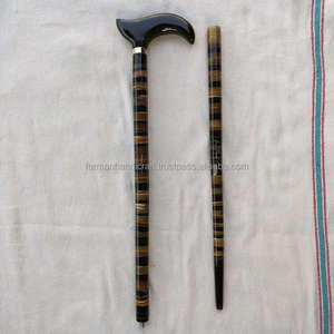 Bastón de Paseo Premium Hecho a Mano con Cuerno de Búfalo y Buey, Mango de Cuerno Natural, Bastón de Madera para Apoyo al Caminar a Precio de Mayoreo - Product Image 4