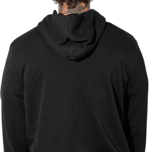 Sudadera con Capucha Personalizada para Hombre, de Felpa Gruesa, Corte Regular, con Bolsillo Canguro, Puños Acanalados y Logotipo Estampado en el Pecho - Product Image 4