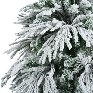 Albero di Natale Artificiale Realistico Innevato di 180 cm Pre-Illuminato con 300 Luci LED Multicolore e 8 Modalità di Lampeggio - Product Image 3