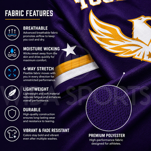 Wida Sports, Jersey de Lacrosse Personalizado, Uniforme de Lacrosse Premium de Secado Rápido, Fabricante y Proveedor de Ropa Deportiva para Equipos - Product Image 5