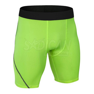 Shorts de compression décontractés respirants à taille élastique de qualité supérieure pour l'entraînement de lutte, la gym et les sports actifs pour hommes - Product Image 2