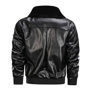 Veste en cuir véritable pour homme de haute qualité, prix de gros, meilleure vente, vestes en cuir véritable pour homme en vente en ligne - Product Image 3