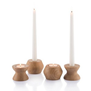Stylish Wooden Candle Holder For <b>Table</b> Decoration With Unique Shape And Premium Craftsmanship For Home Decor - Product Image 4