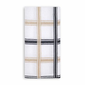 Serviette de cuisine 100% coton, motif gaufré, séchage rapide, sans AZO, avec motif à carreaux, en provenance d'Inde, serviettes de cuisine douces - Product Image 2