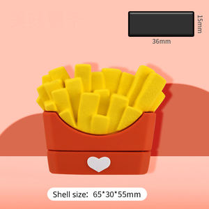 Fabricant <span class=keywords><strong>de</strong></span> tampons en caoutchouc <span class=keywords><strong>de</strong></span> la série alimentaire Cartoon personnalisé Tampon flash durable pour enfants pour vêtements - Product Image 3