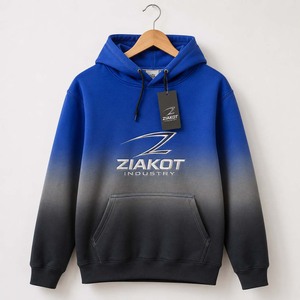 Vente en gros directe ZIAKOT INDUSTRY Sweat-shirt à capuche de football noir or-blanc personnalisé - Product Image 2