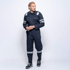Traje de Trabajo Industrial de Seguridad Reflectante de Poliéster/Algodón en Oferta - Product Image 1