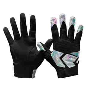 Gants de football américain de style nouveau, en cuir, rembourrés en latex, imperméables, compatibles avec les écrans tactiles, unisexes, respirants, antidérapants, super adhérents - Product Image 6
