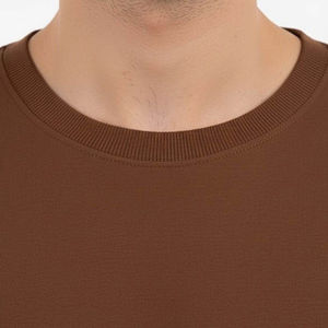T-shirts d'été surdimensionnés personnalisés pour hommes, coupe ample, 100 % coton toile respirant, anti-plis, col rond, manches courtes - Product Image 3