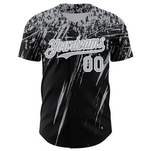 Maillot de baseball personnalisé pour équipe, antibactérien, entièrement boutonné, manches courtes, 100 % coton biologique, col en V, unisexe, printemps/été/hiver, devant - Product Image 6
