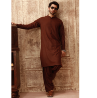 Shalwar Kameez pour hommes pakistanais, 2 pièces, qualité supérieure, design moderne, multicolores, sans plis, pour l'hiver et l'été, séchage rapide