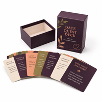 Fabricant d'emballages personnalisés de qualité supérieure pour jeux de cartes à boire pour adultes, couples, familles, avec logo, et boîtes de jeu de cartes.