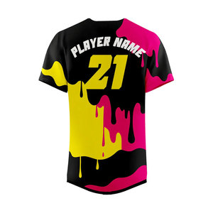 Premium Quality <b>Men</b> Baseball Jersey Latest Style Affordable Price Baseball Jersey Hot Selling Lightweight Baseball Jersey - Product Image 2