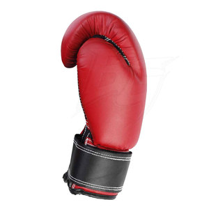 Custom Logo Leather Boxing Gloves Premium Quality for Men Women Durable Impact Resistant Adjustable Wrist <b>Strap</b> Sparring Kick - Product Image 2