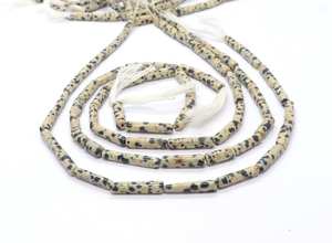 Perles en forme de tube lisses en Starmox naturel AAA, perles en pierre précieuse en tube de Starmox naturel, 14 pouces, perles simples en Starmox pour la fabrication de bijoux - Product Image 2