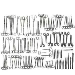 Ensemble d'instruments chirurgicaux pour laparotomie, 197 pièces, kit de chirurgie abdominale, acier inoxydable, manuel, réutilisable, équipement médical hospitalier - Product Image 2