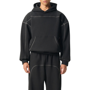 Sudadera con Capucha Personalizada de Algodón y Felpa, Estilo Urbano Informal, Sudadera con Capucha para Hombre y Mujer, Unisex, Impresión Serigráfica, Impresión Puff - Product Image 1