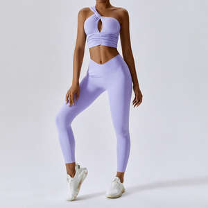 Ensemble de yoga professionnel sur mesure, directement de l'usine, vêtements de fitness hautement élastiques - Product Image 4