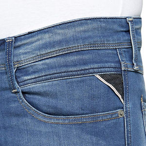 กางเกงยีนส์เดนิมผู้ชายลำลอง ทรงทันสมัย ยืดหยุ่น ระบายอากาศ แห้งเร็ว เป็นมิตรกับสิ่งแวดล้อม ผ้าฝ้าย 100% ใส่ได้ทุกวัน เย็บเรียบเนียน ใส่สบาย - Product Image 6