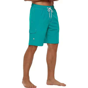 <b>Men's</b> Quick Dry Board Shorts Cargo Pocket Swim <b>Trunks</b> with Drawstring Waist Beach Sportswear Custom Logo Available - Product Image 5