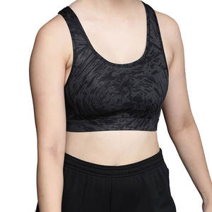 Sujetador Deportivo Sin Costuras para Mujer, Talla Grande, Tejido Elástico Cómodo, Ropa Deportiva con Soporte para Correr, Fitness, Gimnasio, Entrenamiento, Logotipo Frontal - Product Image 1