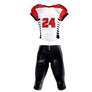 Uniformes de football américain, maillot de football à col en V, pantalon américain unisexe, uniforme de football américain personnalisé - Product Image 6