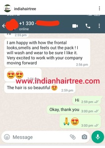 Extensions de cheveux humains 100% indiennes, lisses, aspect naturel, brutes, non traitées, Remy, tissage profond, couleur noire, par Export - Product Image 6