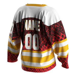 Fabricante de Pakistán, MOQ Bajo, Jersey de Hockey sobre Hielo para Hombre, Ropa Deportiva, Jersey de Hockey sobre Hielo de Talla Grande - Product Image 4