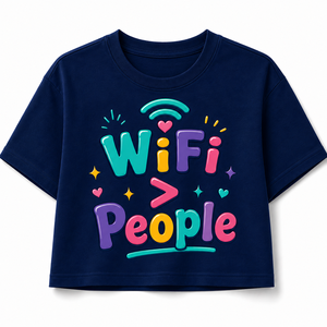 เสื้อครอปท็อปผู้หญิงสั่งทำพิเศษ แขนสั้น ลาย Kindness Wins ผ้าคอตตอนเจอร์ซีย์ 100% ระบายอากาศได้ดี สวมใส่สบายๆ สำหรับฤดูใบไม้ผลิและฤดูร้อน น้ำหนัก 180 กรัม - Product Image 1