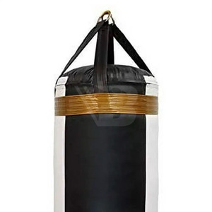 Saco de Boxeo de Cuero PU Resistente, para Entrenamiento de Boxeo, Fitness, Gimnasio en Casa, Relleno de Arena, 25 kg, Duradero, Colgante, para Uso Profesional - Product Image 4