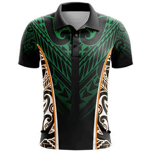 Polo pour homme personnalisé à fermeture éclair, séchage rapide, manches courtes, pour le golf, avec logo imprimé par sublimation sur le devant - Product Image 4