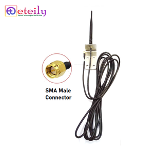 Antenne ETEILY Longue Durée 433MHz 5dBi en Caoutchouc avec Câble RG174 (3m) + Connecteur Mâle (avec Support en L) IP65 Fabriquée en Inde - Product Image 1