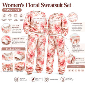 Wholesale Comfortable Sweatsuits <b>Women</b> Casual Sweatshirt Custom Plain <b>Women's</b> Tracksuits <b>Sweat</b> <b>suit</b> - Product Image 6