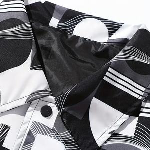 Chaqueta Bomber Deportiva Personalizada con Cremallera Completa para Hombre, Estilo Urbano, Ligera, con Estampado Aleatorio, Venta al por Mayor - Product Image 5