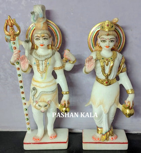 Design personnalisé fait à la main dieu hindou Shiva Statue maison Temple décoration ornement résine artisanat marbre blanc seigneur Shiva Sculpture - Product Image 5