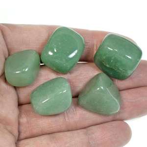 Piedras Pulimentadas de Aventurina Verde Premium, Cristal de Feng Shui, Reiki, Sanación, Equilibrio de Chakras, Meditación, Gema Tallada - Product Image 1