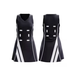 Robe de netball personnalisée avec logo, sublimation intégrale, maille respirante haute performance, vêtements d'équipe en gros - Product Image 3