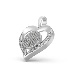 Colgante de Corazón de Oro 10K con Diamantes de Laboratorio, Diseño Iced Out, Estilo Hip Hop, Joyería para Mujer, Proveedor al por Mayor, OEM Personalizado - Product Image 3