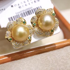 Pendientes de Perlas de Agua Dulce Naturales de Lujo Ligero para Mujer, Elegantes y Dignos, con Doble Perla, Nuevos y Elegantes - Product Image 3