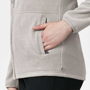 Unisex Blue Polyester Woven <b>Scrub</b> <b>Top</b> Hood Zipper Hospital Uniform Needle Detection Seamless Fusing WARPRO INDUSTRY SS-MSS-008 - Product Image 6