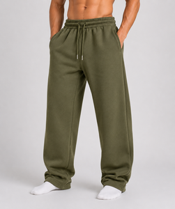 fleece sweat pant comfy premium soft cotton fabric elastic waistband relaxed fit casual lounge jogger streetwear sweat pant - Product Image 4