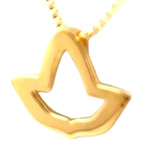 Collier en vermeil or 14 carats avec petit pendentif feuille de lierre ouverte, élégant, couleur or, chaîne délicate, bijou de mode, cadeau - Product Image 6