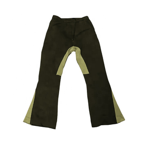 Dual Layer Woven Defense Plaid Trousers Men Winter Street Wear Heavy Weight Wide Leg High Density Bottoms - Product Image 4
