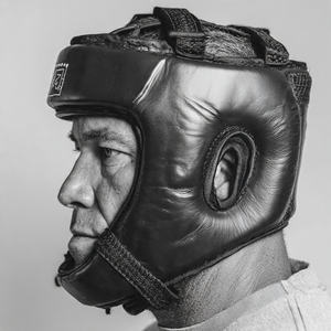 Protector de Cabeza de Boxeo Ajustable de Cuero, Protector de Cabeza para Boxeo, MMA, Kickboxing, Entrenamiento - Product Image 4