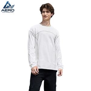 Chemises à manches longues pour hommes très demandées, chemises élégantes à coupe ajustée en blanc, vêtements décontractés pour l'extérieur, t-shirts pour hommes - Product Image 1