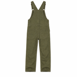 High Quality <b>Men</b>’s Bib Work Overalls Front Zip Closure Adjustable Braces Multi Pocket Durable Twill Worker <b>Dungarees</b> - Product Image 3