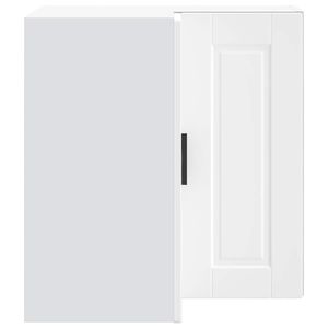 Gabinete de Esquina para Cocina Compacto de Madera Sintética Blanca - Product Image 6