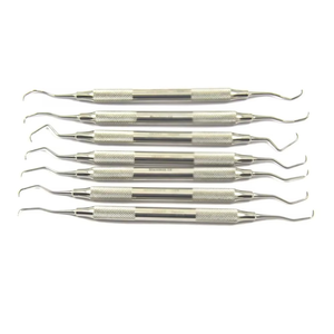 New Arrival 2026 Basic Dental Care Instruments Premium Steel <b>Plastic</b> Metal Manual Sickle Scaler <b>Scraper</b> Dentist Tools Set - Product Image 5